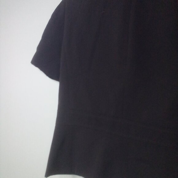 Giorgio Sant Angelo Blazer Jacket Women 12 Short Sleeve Button Up Brown - Picture 13 of 15